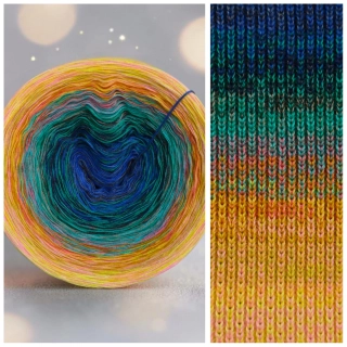 Duhové klubíčko Daisy MONET 4nitka 