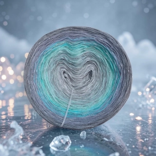 Duhové klubko Daisy LunART 3nitka + lurex