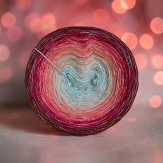 Duhové klubko Daisy LunART 3nitka + lurex