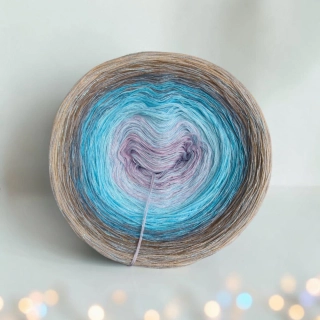 Duhové klubko Daisy LunART 3nitka + lurex