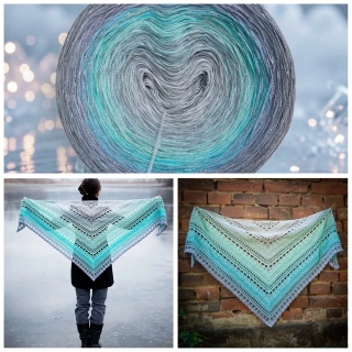 Startovací sada: duhové klubíčko a návod na šátek Stephania