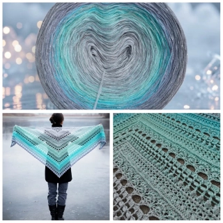 Startovací sada: duhové klubíčko a návod na šátek