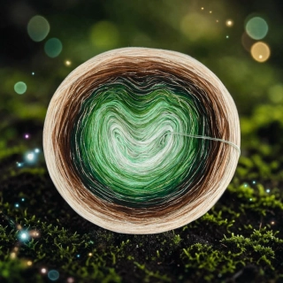 Duhové klubko Daisy LunART 3nitka + lurex