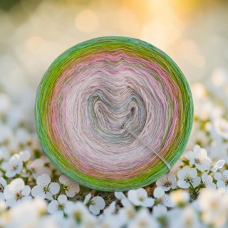Duhové klubíčko Daisy MONET 4nitka s lurexem