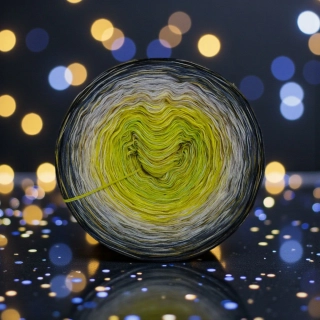 Klubíčko Daisy RainbowART 3 nitka + bavlněná duhová nitka