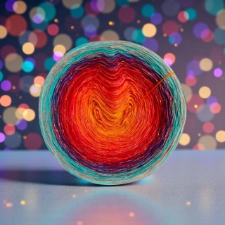 Klubíčko Daisy LunART 3 nitka + lurex