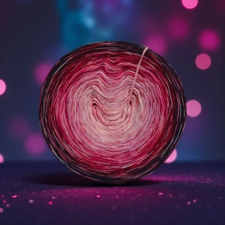 Klubíčko Daisy RainbowART 3 nitka + bavlněná duhová nitka