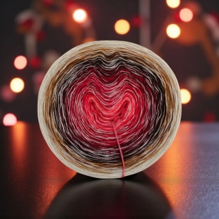 Klubíčko Daisy RainbowART 3 nitka + bavlněná duhová nitka