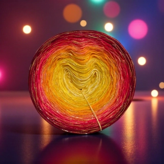 Klubíčko Daisy LunART 3nitka + lurex