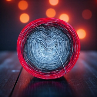 Klubíčko Daisy RainbowART 3nitka + bavlněná duhová nitka