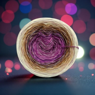 Klubíčko Daisy RainbowART 3nitka + bavlněná duhová nitka