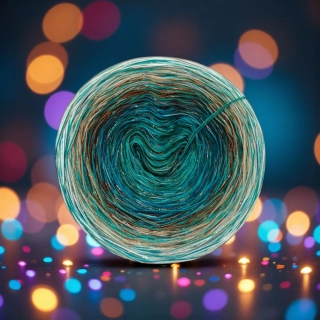 Klubíčko Daisy ART 3+3nitka (s lurexem, viskózou a bavlnou)