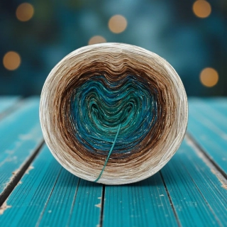 Klubíčko Daisy LunART 3nitka + lurex