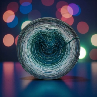 Klubíčko Daisy RainbowART 3nitka + bavlněná duhová nitka