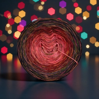 Klubíčko Daisy ART 3+3nitka (s lurexem, viskózou a bavlnou)