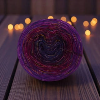 Klubíčko Daisy RainbowART 3nitka + bavlněná duhová nitka