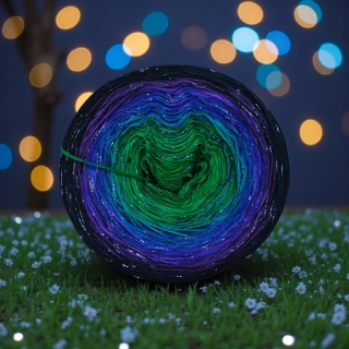 Klubíčko Daisy LunART 3nitka + lurex