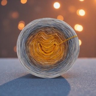 Klubíčko Daisy RainbowART 3nitka + bavlněná duhová nitka