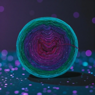 Klubíčko Daisy LunART 3nitka + lurex