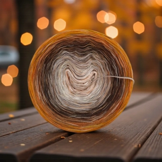 Klubíčko Daisy RainbowART 3nitka + bavlněná duhová nitka