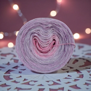 Klubíčko Daisy ART 3nitka (prodlužující se úseky) s lurexem