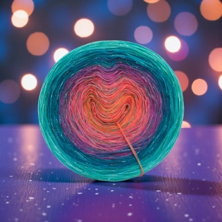 Klubíčko Daisy LunART 3nitka + lurex