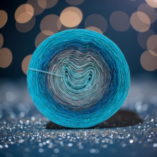 Klubíčko Daisy LunART 3nitka + lurex