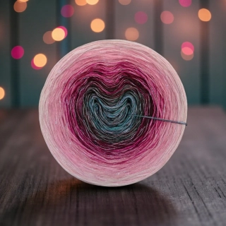 Duhové klubíčko Daisy LunART 3nitka + lurex