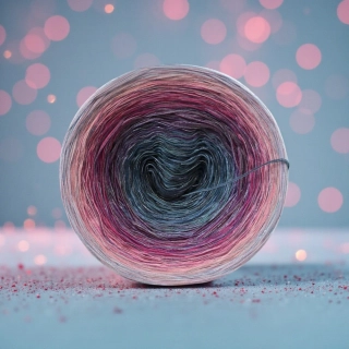 Duhové klubíčko Daisy MONET 4nitka s lurexem