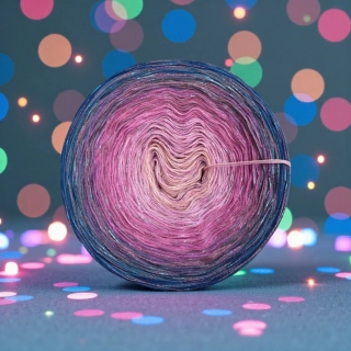 Klubíčko Daisy LunART 3nitka + lurex