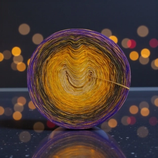 Duhové klubíčko Daisy GlossART 3nitka + viskóza