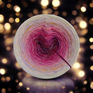 Duhové klubíčko Daisy MONET 4nitka s lurexem