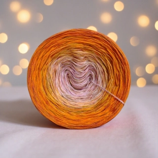 Klubíčko Daisy RainbowART 3nitka + bavlněná duhová nitka