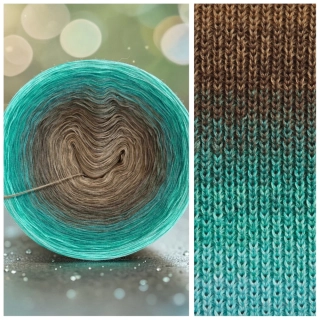 Duhové klubko Daisy ART na šátek