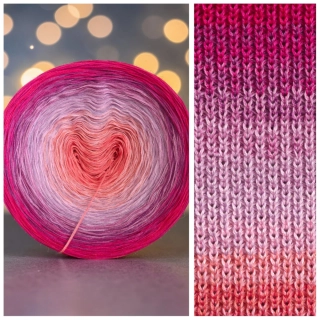 Duhové klubko Daisy ART na šátek