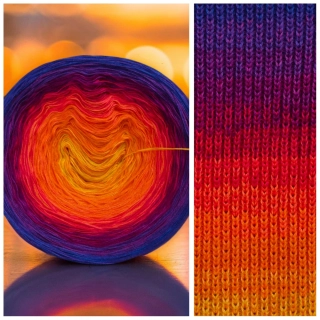 Duhové klubíčko Daisy ART na šátek