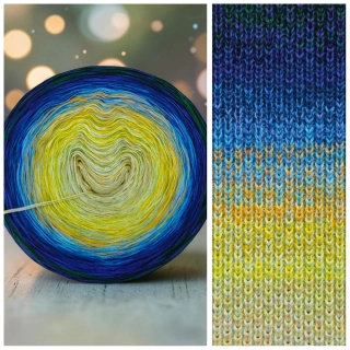 Duhové klubíčko Daisy MONET 4nitka