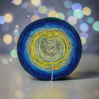 Duhové klubíčko Daisy MONET 4nitka s lurexem