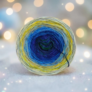 Duhové klubíčko Daisy MONET 4nitka s lurexem